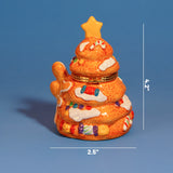 Gingerbread Christmas Tree Trinket Box