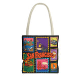 San Francisco Stamp Tote Bag