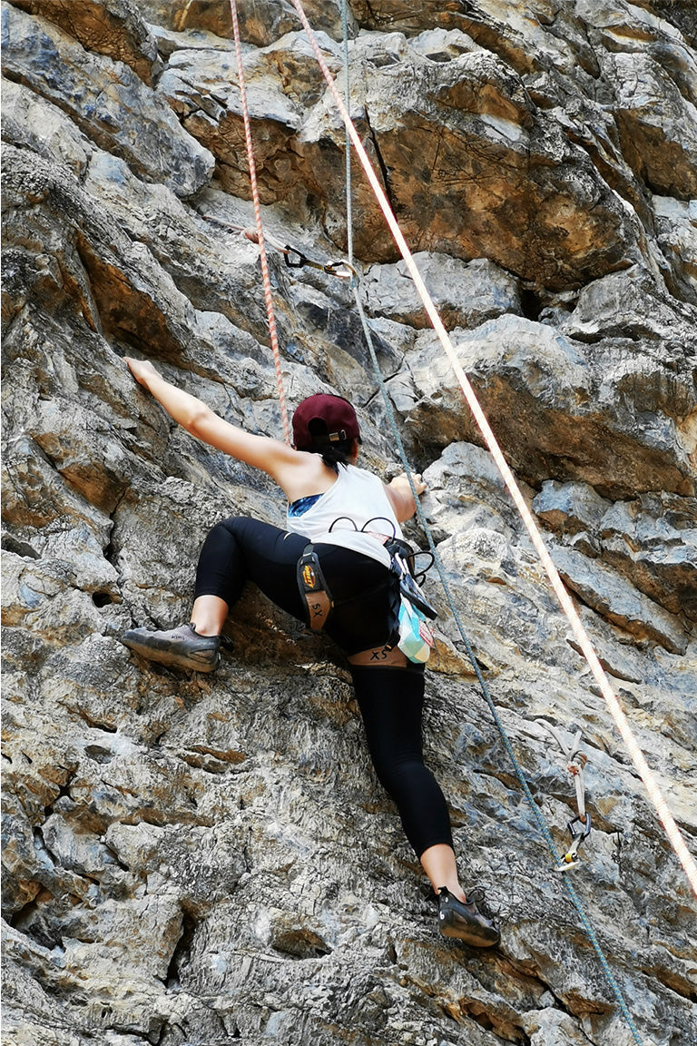 Jackie’s reset button: climbing days, then back to tiny details.