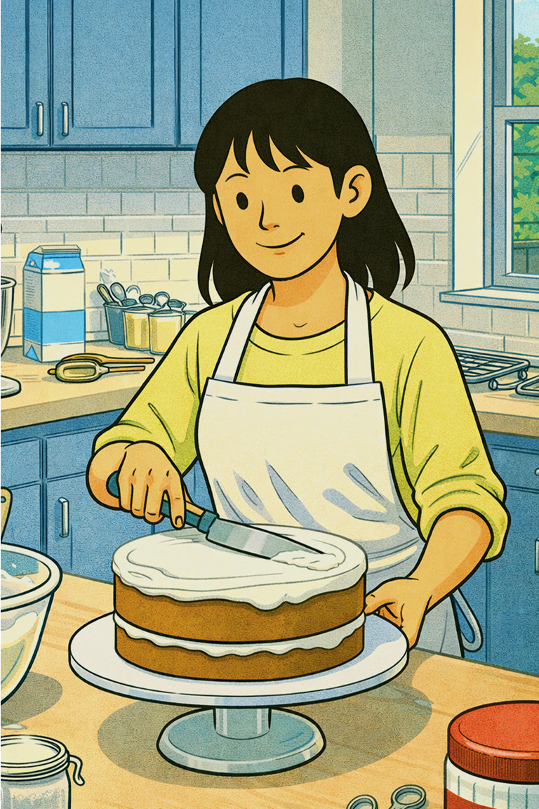 Bella makes homemade desserts, which explains why our studio is powered by sugar and joy.