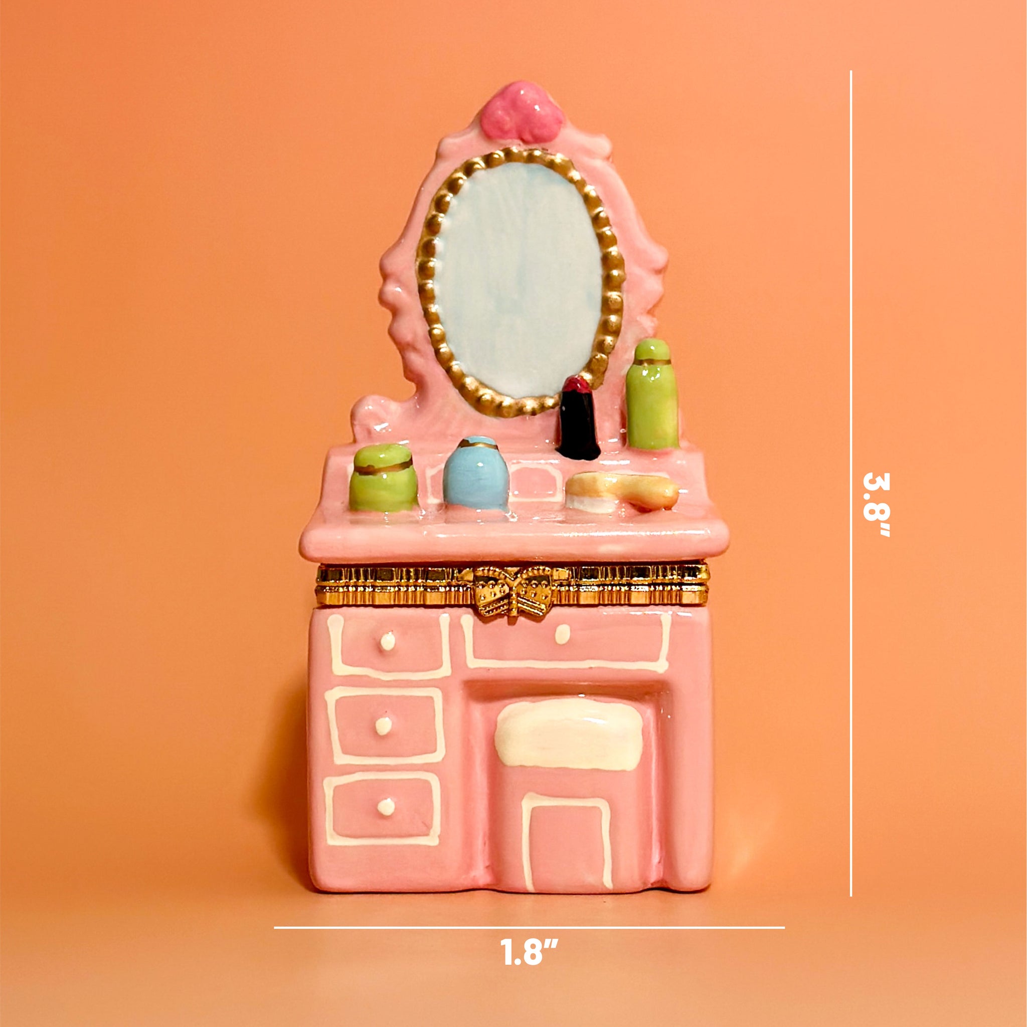 Pink Dresser Trinket Box