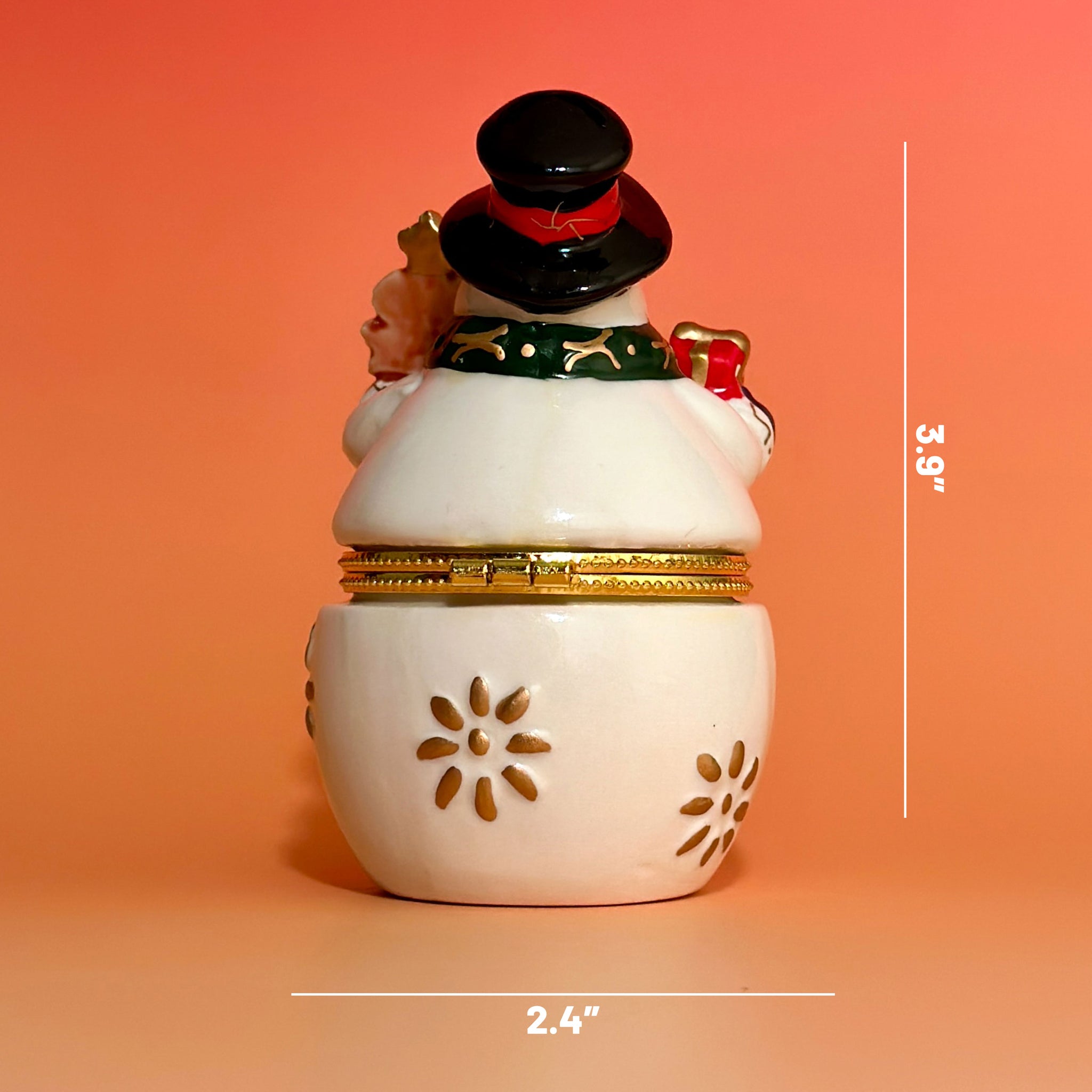 Snowman Trinket Box