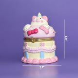 Birthday Cake Bear Trinket Box