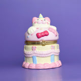 Birthday Cake Bear Trinket Box