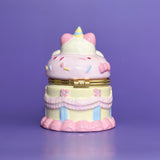 Birthday Cake Bear Trinket Box