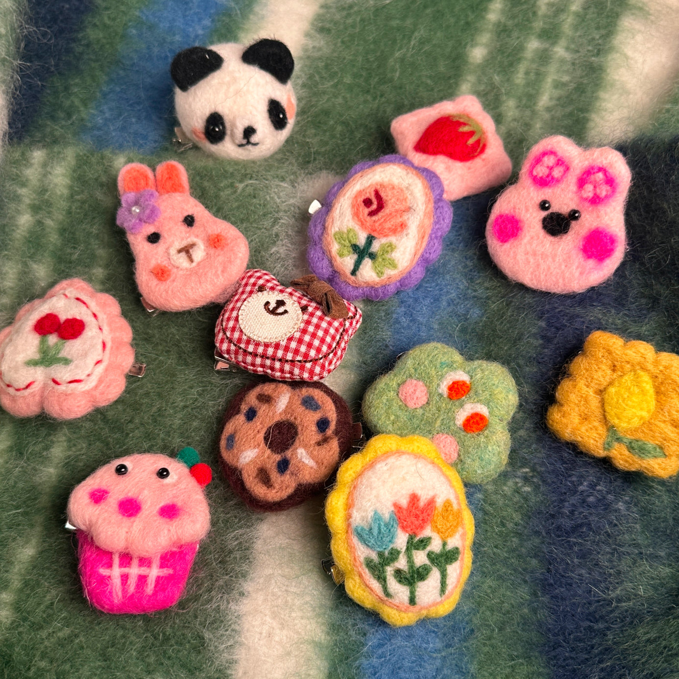 Wool Felt Animal Brooches