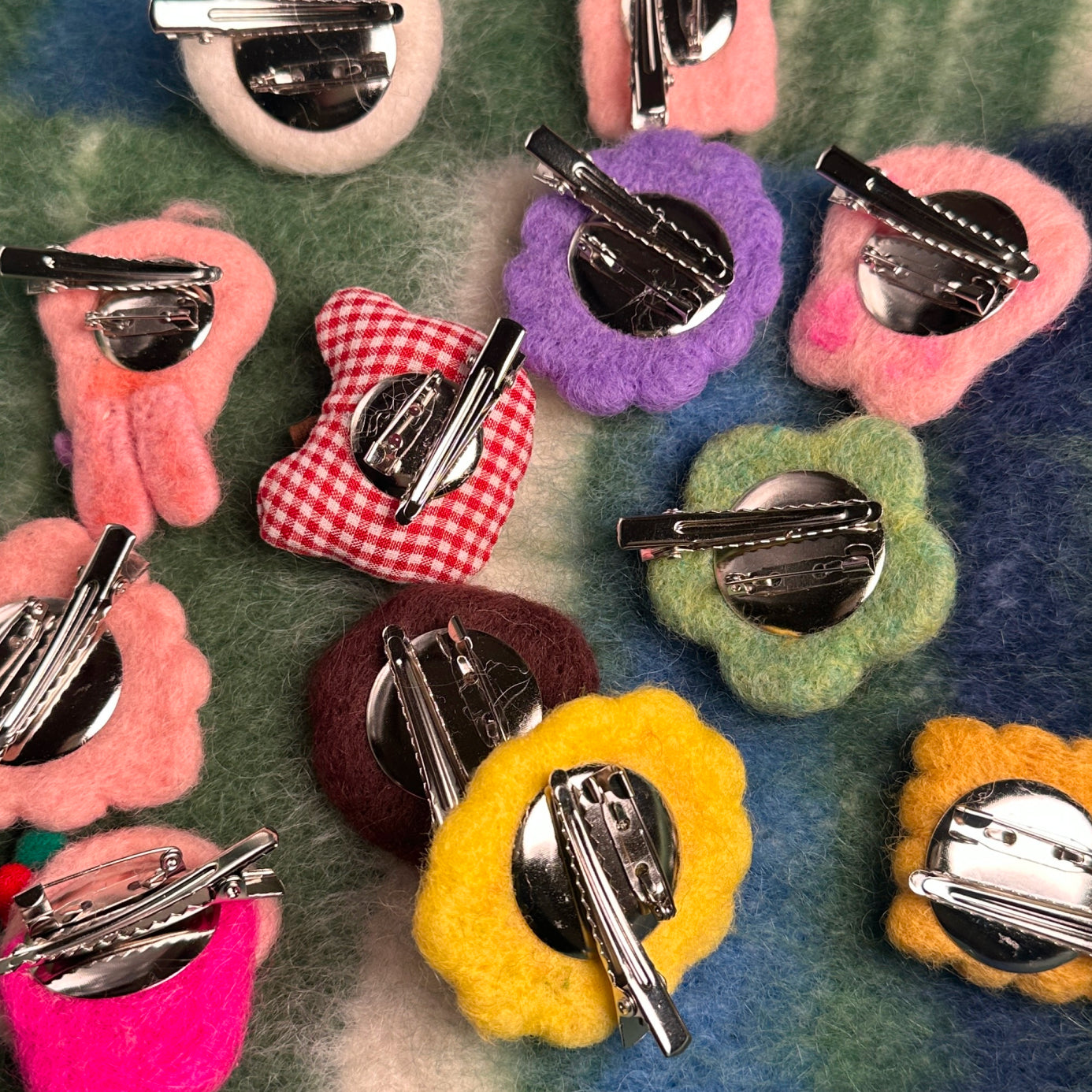 Wool Felt Animal Brooches