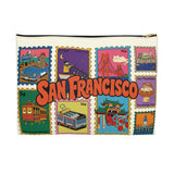 San Francisco Stamp Zip Pouch