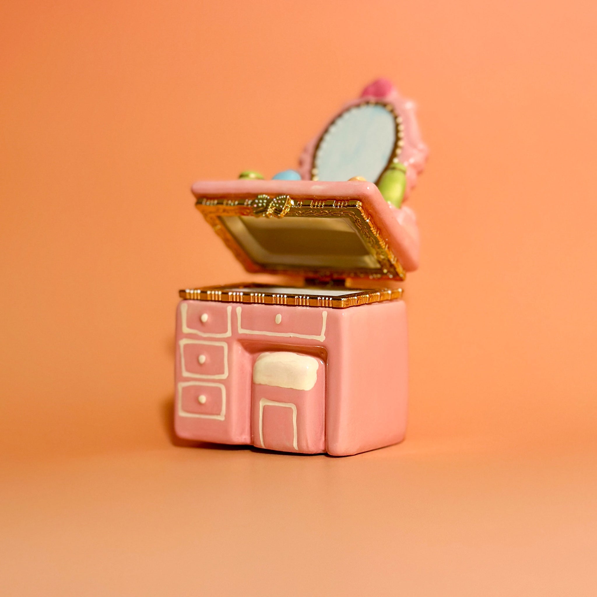 Pink Dresser Trinket Box