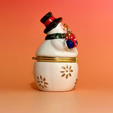 Snowman Trinket Box