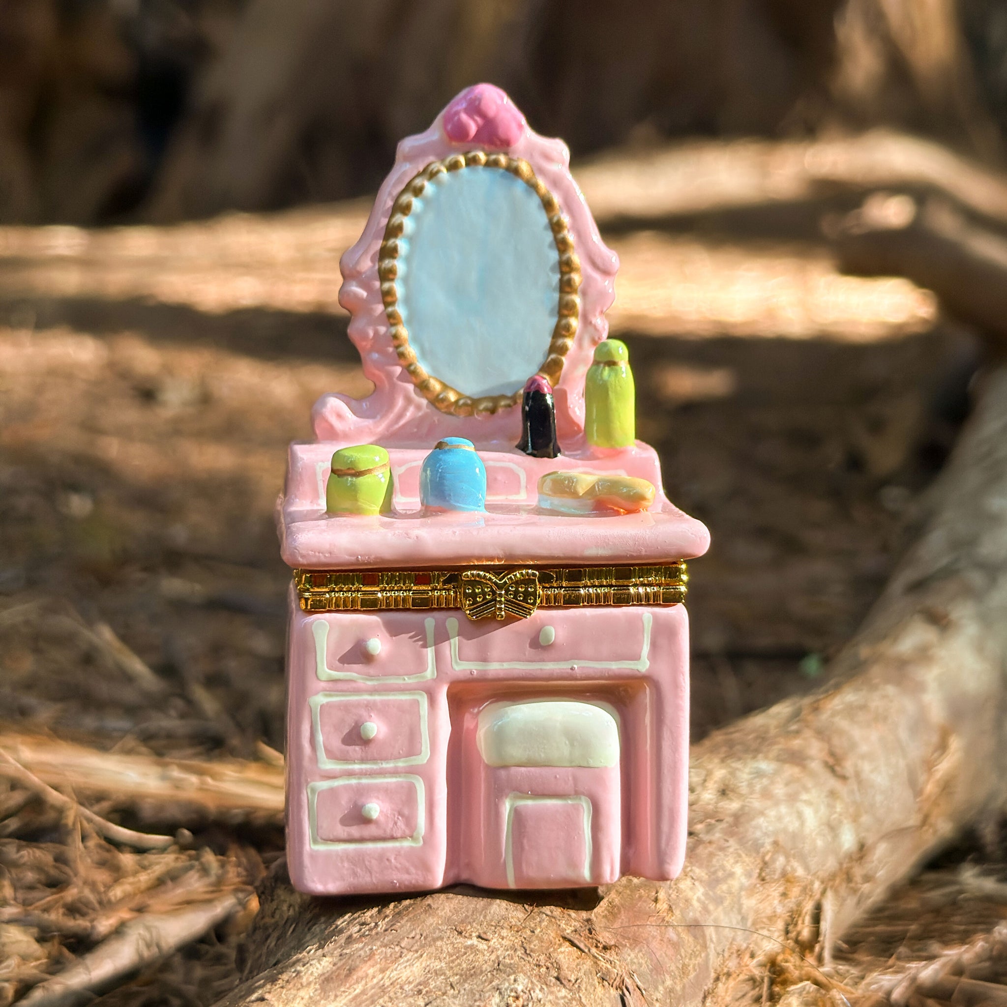 Pink Dresser Trinket Box