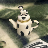 Cow Teapot Trinket Box