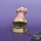 Pink Dress Form Trinket Box