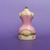 Pink Dress Form Trinket Box