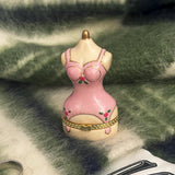 Pink Dress Form Trinket Box