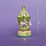 Bunny Carousel Trinket Box