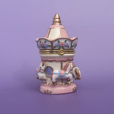 Pink Carousel Trinket Box
