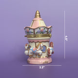 Pink Carousel Trinket Box