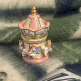 Pink Carousel Trinket Box