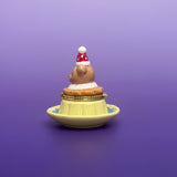 Teddy Bear Pudding Trinket Box