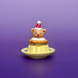 Teddy Bear Pudding Trinket Box