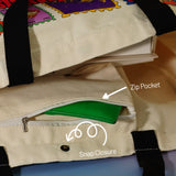 San Francisco Stamp Wide Tote Bag