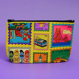 San Francisco Stamp Zip Pouch