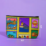 San Francisco Stamp Zip Pouch
