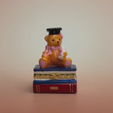 Graduation Bear Trinket Box