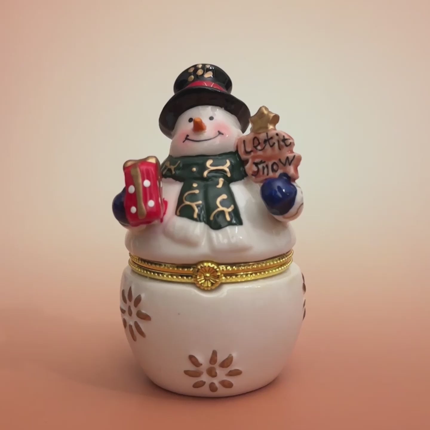 Snowman Trinket Box – 3PERCENTMARKET