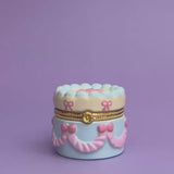 Pig Birthday Cake Trinket Box