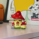 Video of Mushroom Trinket Box showing how to open lid and store a ring, demonstrating usage