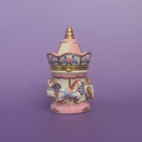 Pink Carousel Trinket Box